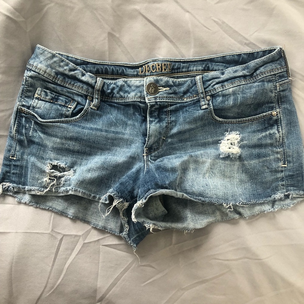 Decree denim shorts size 9